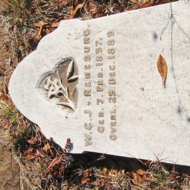 RENSBURG W.C., J. van 1857-1889