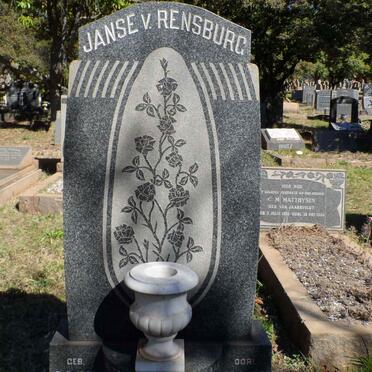 RENSBURG Francois Jacobus, Janse v. 1890-1956