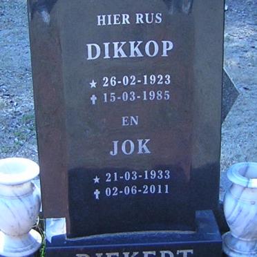 RIEKERT Dikkop 1923-1985 &amp; Jok 1933-2011
