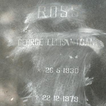ROSS George Ellis Ntsane 1930-1979