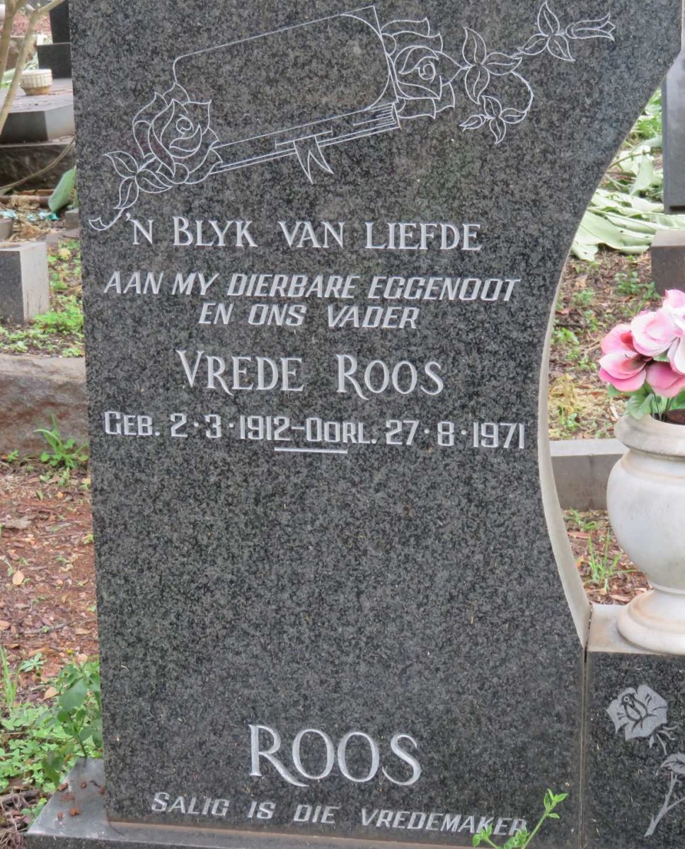 ROOS Vrede 1912-1971