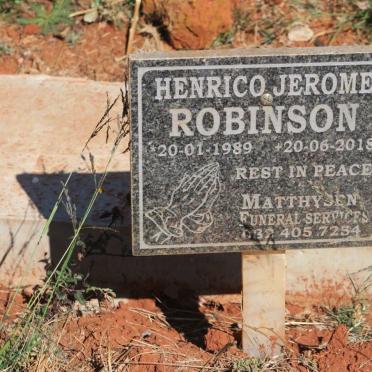 ROBINSON Henrico Jerome 1989-2018