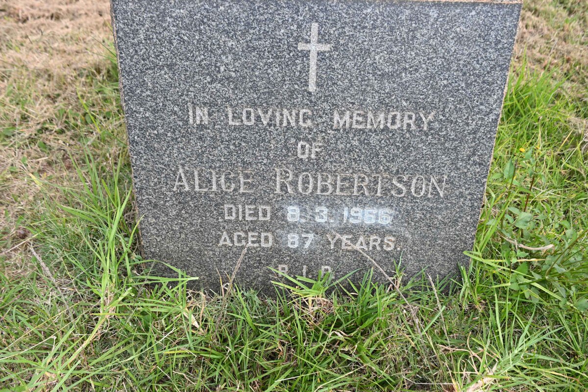 ROBERTSON Alice -1966