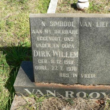 ROOYEN Dirk Willem, van 1918-1978
