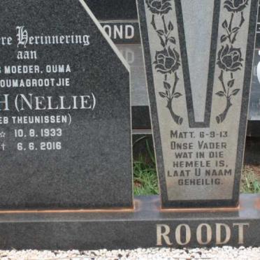 ROODT George Alfred 1929-1983 &amp; C.P.H. THEUNISSEN 1933-2016