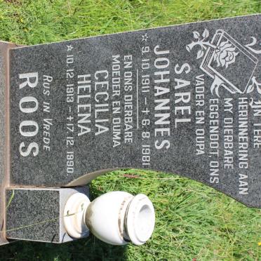 ROOS Sarel Johannes 1911-1981 &amp; Cecilia Helena 1913-1990