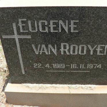 ROOYEN Eugene, van 1919-1974