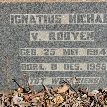 ROOYEN Ignatius Michael, v. 1914-1955