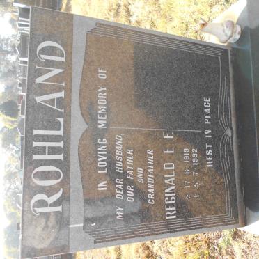 ROHLAND Reginald E.F. 1919-1992