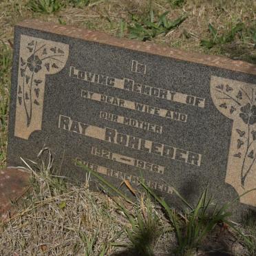 ROHLEDER Ray 1921-1956