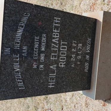 ROODT Heila Elizabeth 1927-1979