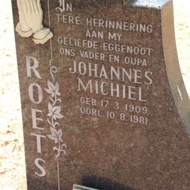 ROETS Johannes Michiel 1909-1981