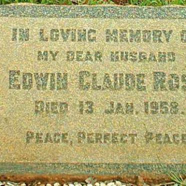 ROSE Edwin Claude -1958