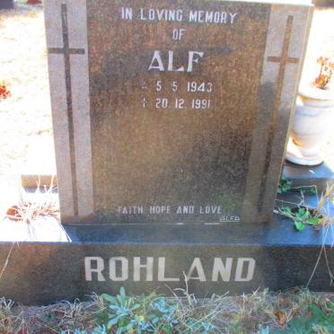 ROHLAND Alf 1943-1991