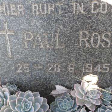 ROSS Paul 1945-1945