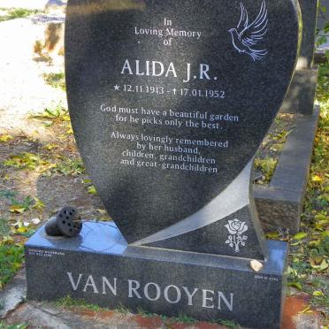 ROOYEN Alida J.R., van 1913-1952