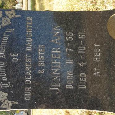 ROOS Jennifer Ann 1955-1961