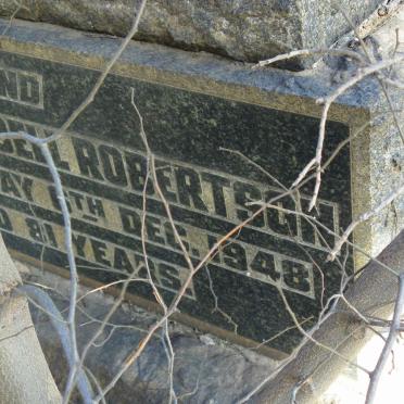 ROBERTSON Mary Campbell -1948