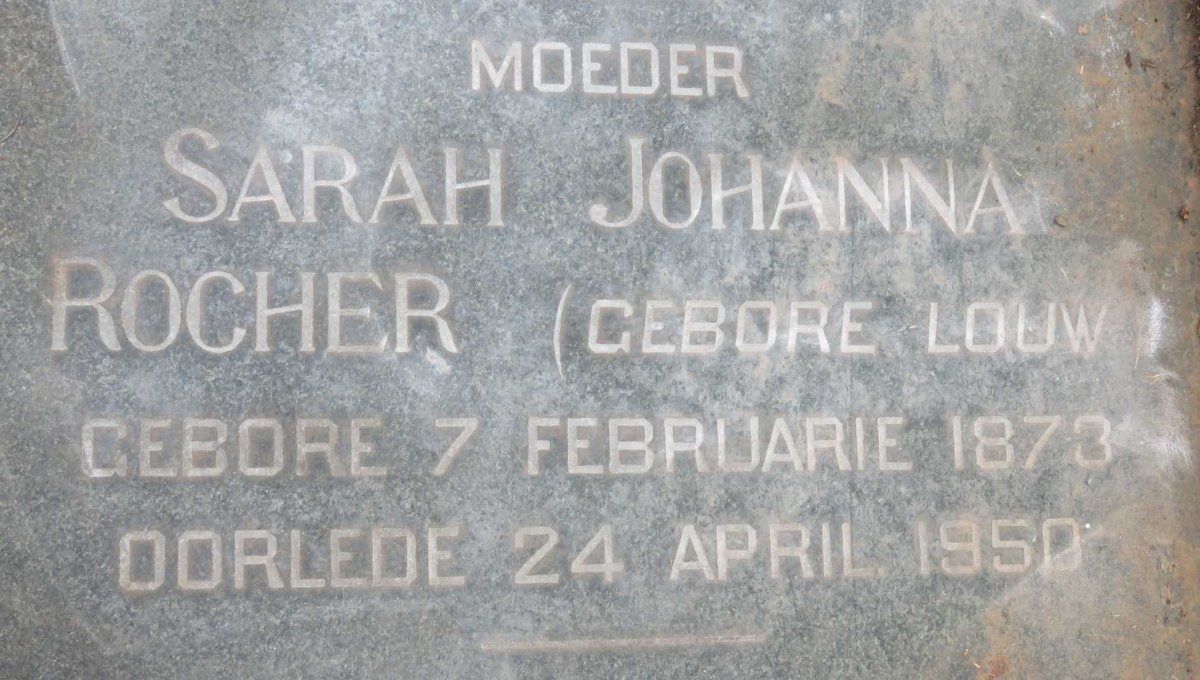 ROCHER - Sien naamlys