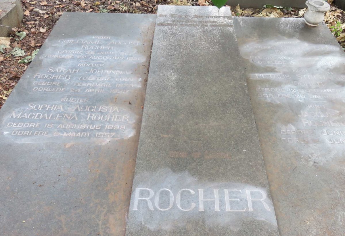 ROCHER - Sien naamlys