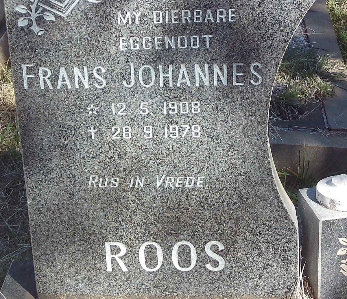 ROOS Frans Johannes 1908-1978
