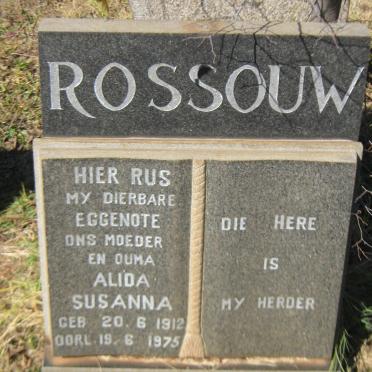 ROSSOUW Alida Susanna 1912-1975