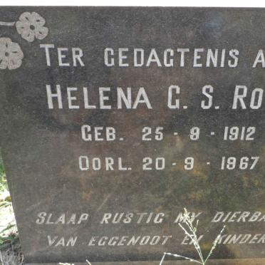 ROOS Helena G.S. 1912-1967