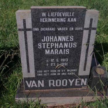 ROOYEN Johannes Stephanus Marais, van 1913-1991