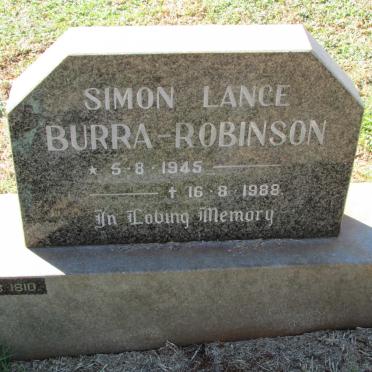 ROBINSON Simon Lance, BURRA 1945-1988
