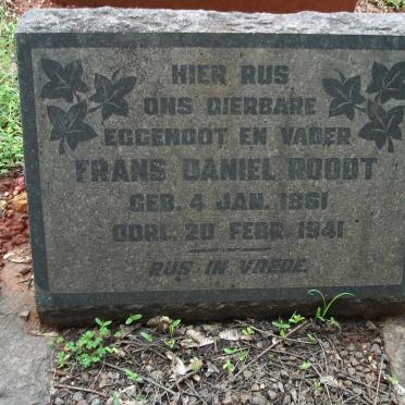 ROODT Frans Daniel 1861-1941