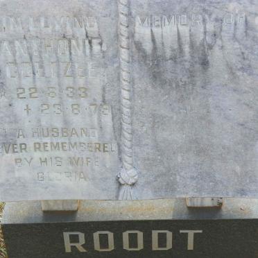 ROODT Anthonie Coetzee 1933-1979