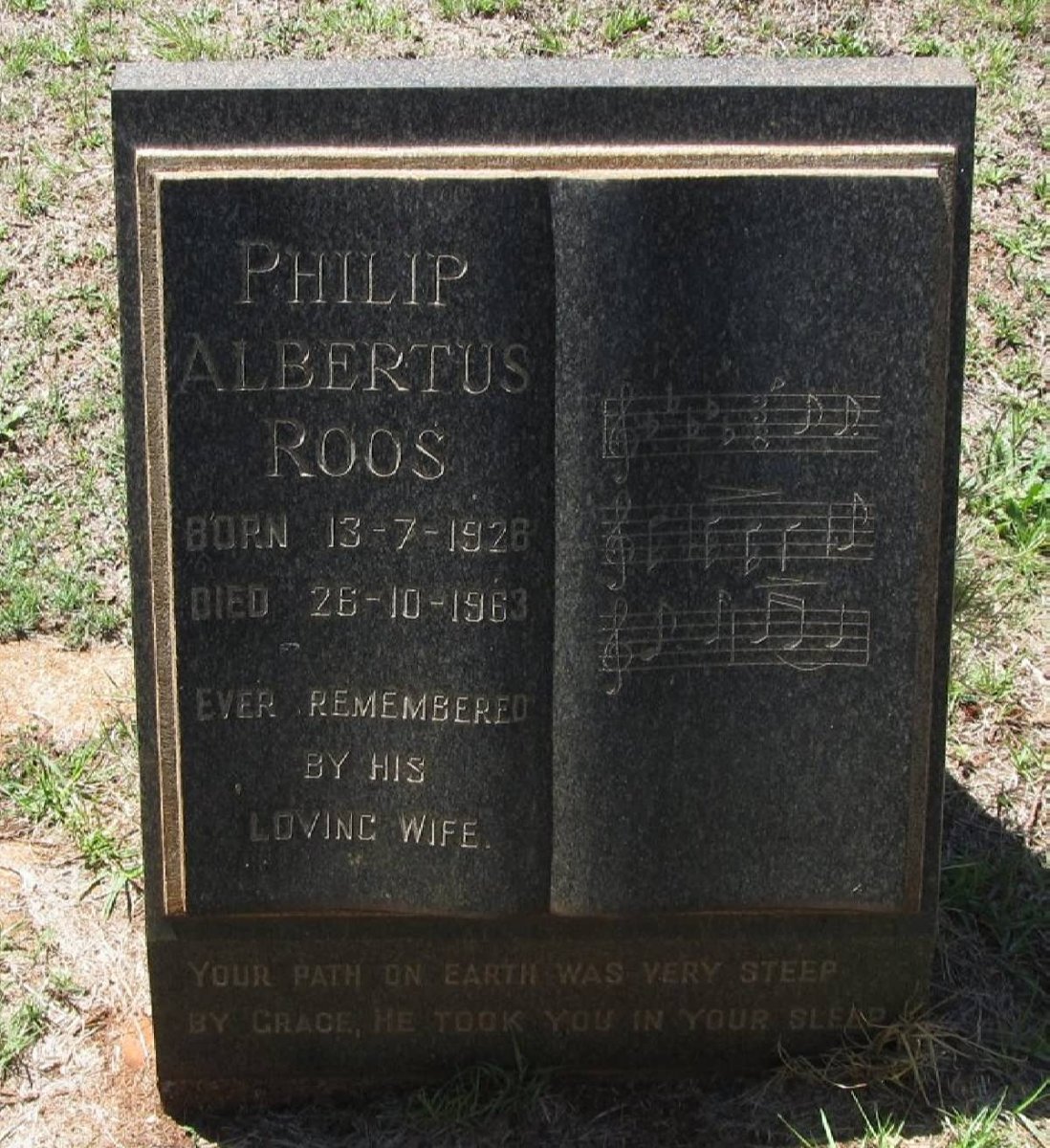 ROOS Philip Albertus 1928-1983