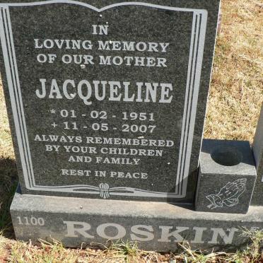 ROSKIN Jacqueline 1951-2007