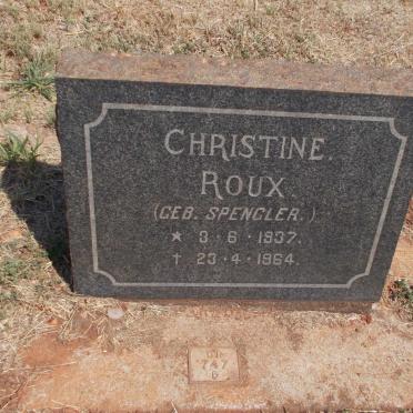 ROUX Christine nee SPENGLER 1937-1964