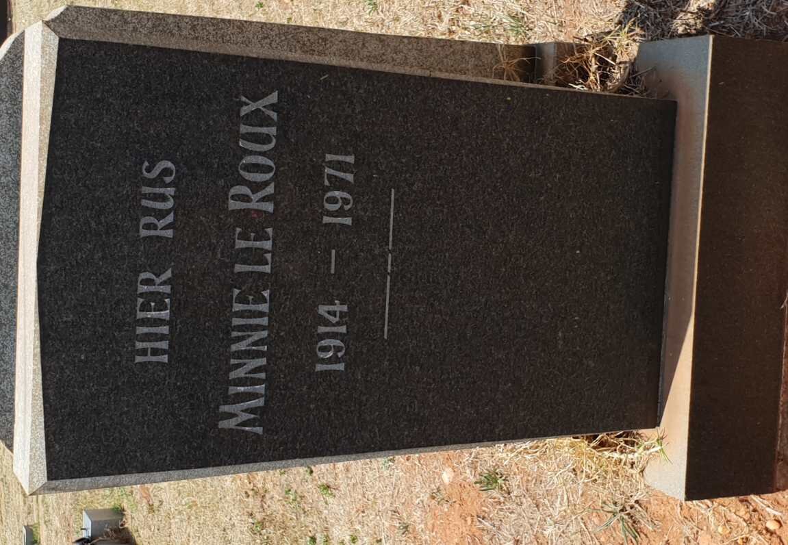 ROUX Minnie, le 1914-1971