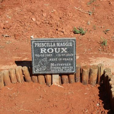 ROUX Priscilla Maggie 1957-2019