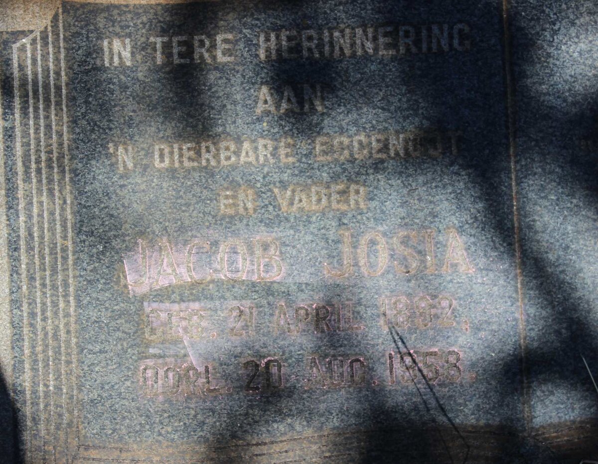 ROUX Jacob Josia, le 1892-1958