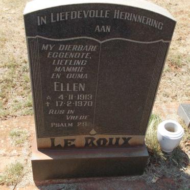 ROUX Ellen, le 1913-1970