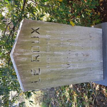 ROUX Amy Dora, le 1908-1977