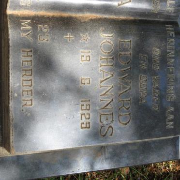 ROOYEN Edward Johannes, van 1929- &amp; Catharina Aletta 1932-1984