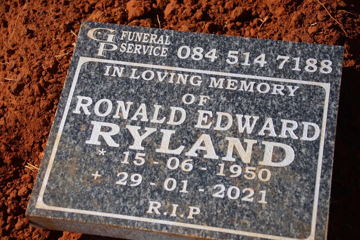 RYLAND Ronald Edward 1950-2021