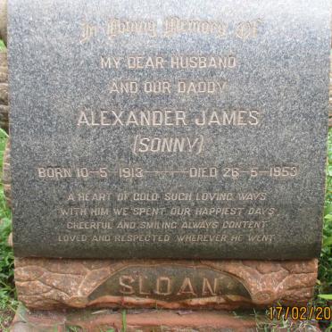 SLOAN Alexander James 1913-1953
