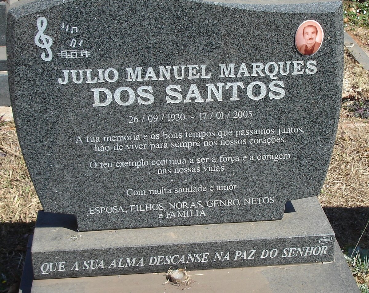 SANTOS Julio Manuel Marques, dos 1930-2005