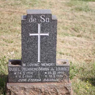 SA Rafael Drummond, de 1902-1968 &amp; Maria de Lourdes 1900-1986