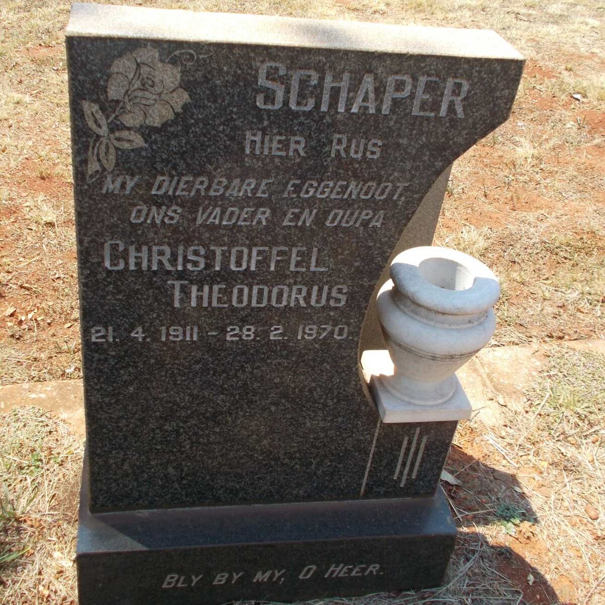 SCHAPER Christoffel Theodorus 1911-1970