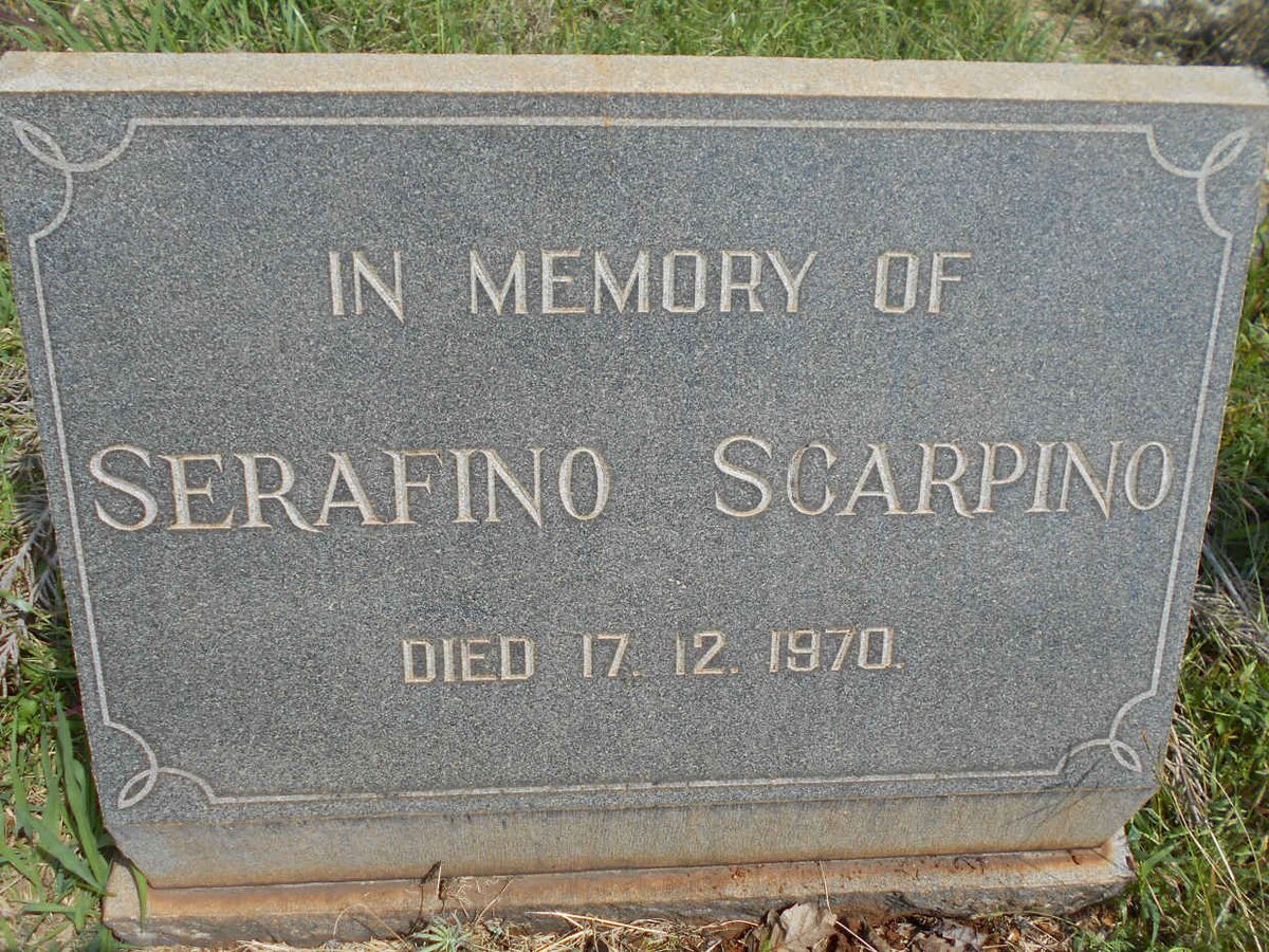 SCARPINO Serafino -1970