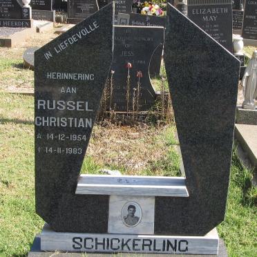 SCHICKERLING Russel Christian 1954-1983