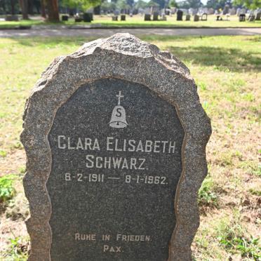SCHWARZ Clara Elisabeth 1911-1962