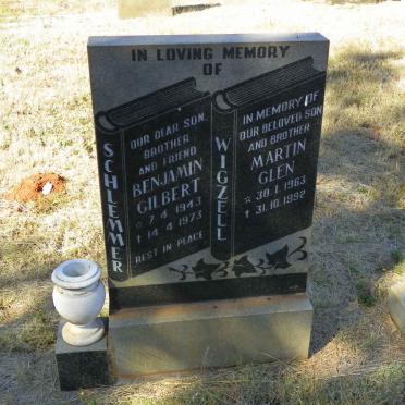 SCHLEMMER Benjamin Gilbert 1943-1973 :: WIGZELL Martin Glen 1963-1992