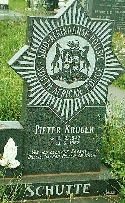 SCHUTTE Pieter Kruger 1942-1982